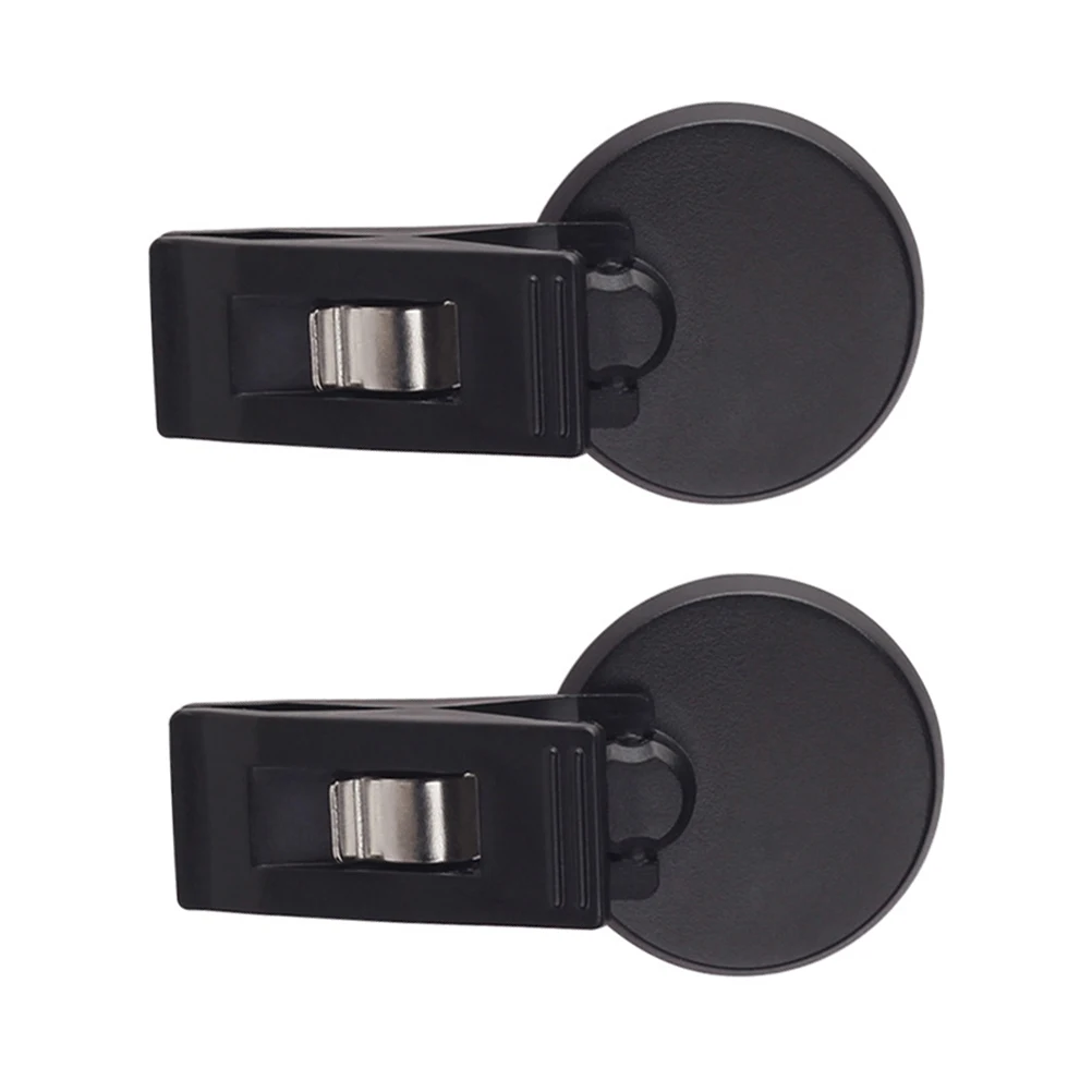 2 Pcs Multifunction Card Holder Vehicle-mounted Access Control Ticket Clip Multi-function Bill