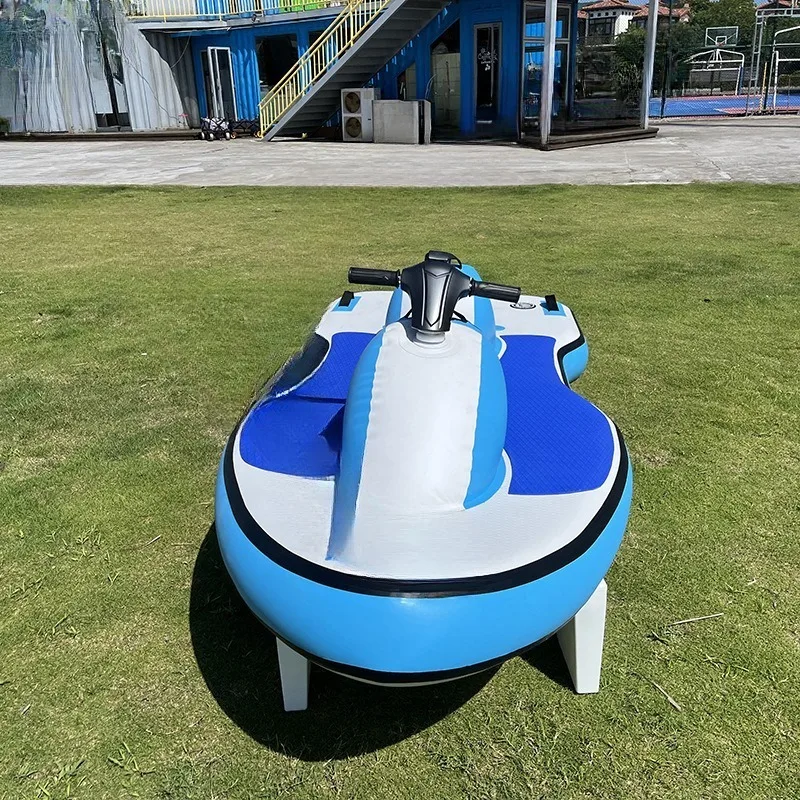 Electric motorboat, small inflatable motorboat, water park karting boat, single surfing water speedboat