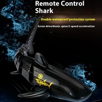 2.4g Remote Control Shark Fun Rc Toy Animal Robot Bathtub Pool Kid Electric Toy Boy Kid Cool Stuff Shark Submarine Boy Birthday