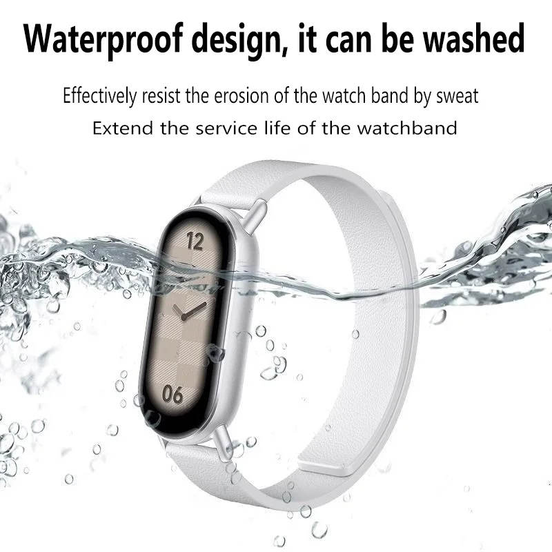 Correa deportiva de silicona para Xiaomi Mi Band 10 9 8, pulsera cómoda y transpirable magnética, accesorios para Xiaomi Band 10