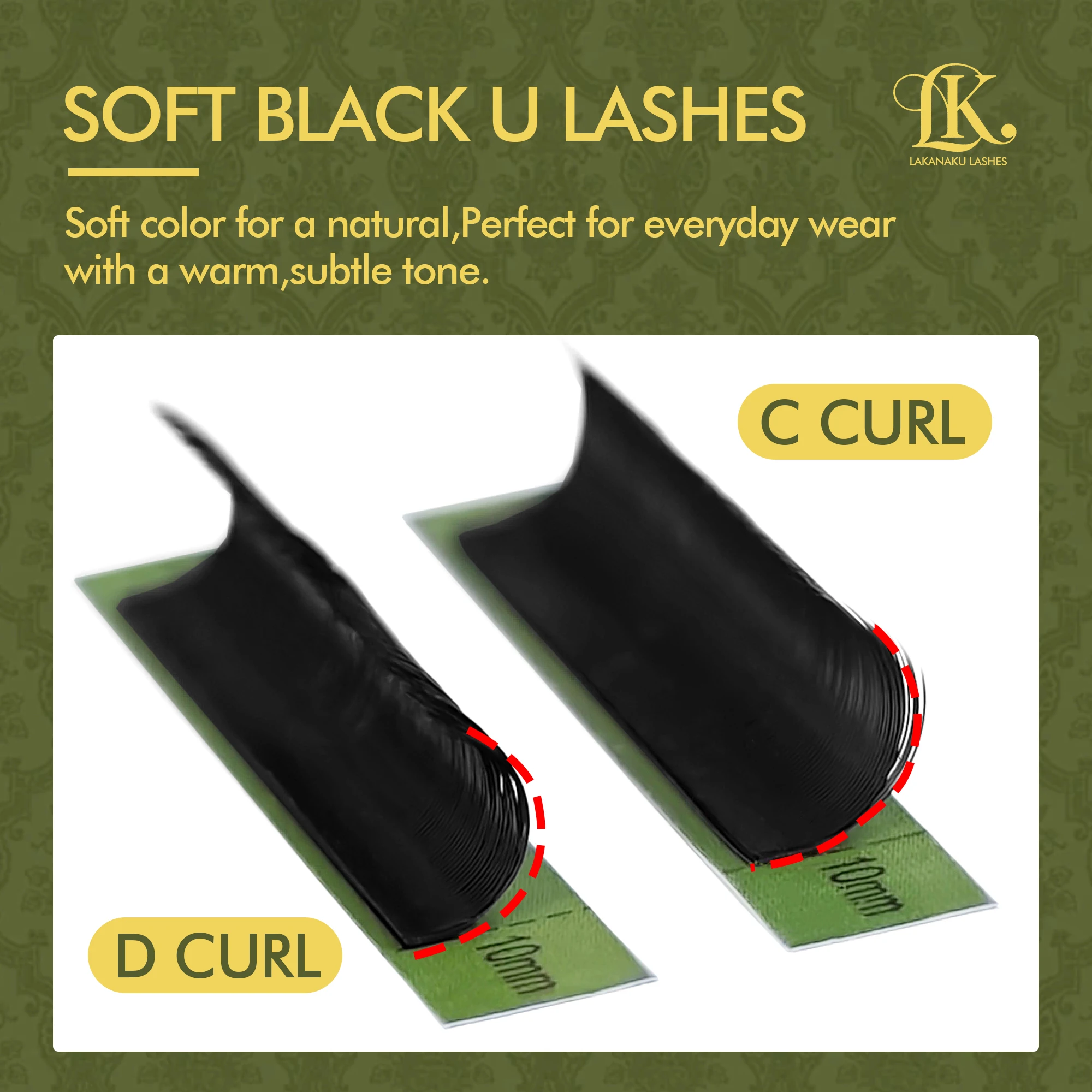 LAKANAKU U YY Eyelash Extension Premium PBT Double Layer Shaped Bloom Eye Lashes Natural Soft DIY Premade Fan Lash Extensions