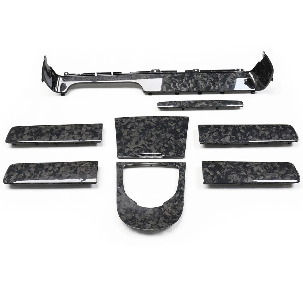 DRY FORGED Carbon Fiber Interior Kit /8 Pieces Forged Grain For The New Mercedes Grand G W464