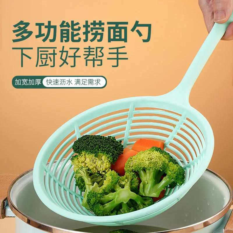 New Slotted Spoon Kitchen Lo Mein Dumplings Increase Deepening Thickening High Temperature Resistant Home A Variety of Colors