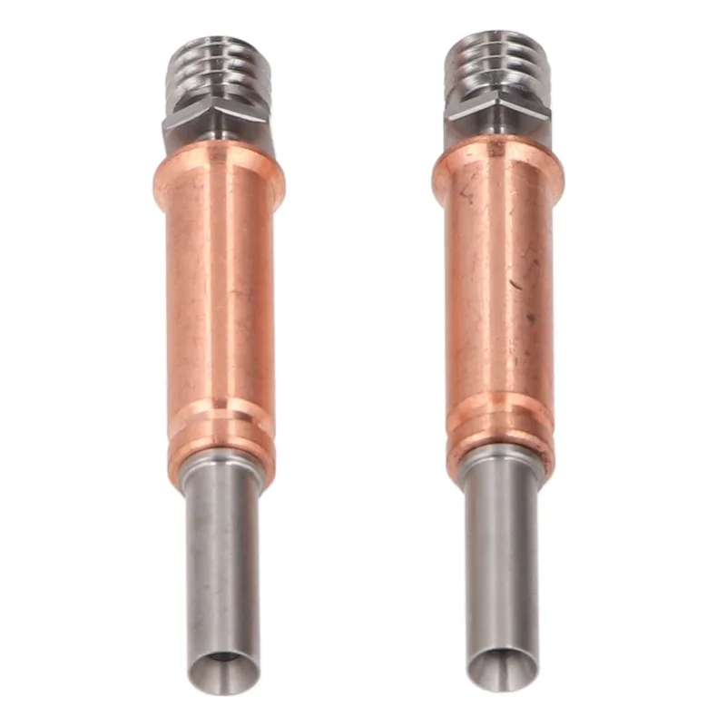 2 Pcs Bimetal Heatbreak Ti Alloy Copper Alloy Heat Resistant Strong Thermal Insulation 3D Printer Heatbreak For Kobra 3