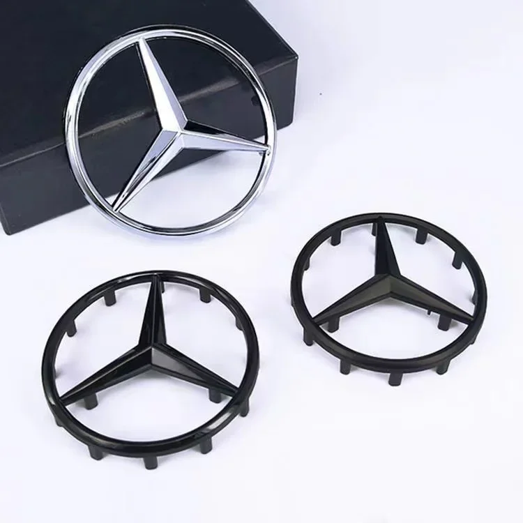 Top Quality 52mm 57mm Steering Wheel Center Badge Star Logo Car Emblem with 18 Pins for Mercedes Benz C CLA CLS GLC GLE GLS E