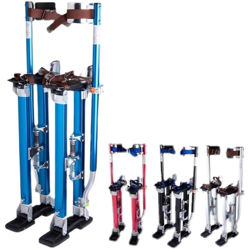4864 Aluminum Alloy Stepladder with High Legs Home Use Portable Ladder Indoor Renovation Step Stool Height-Adjusting Machine for