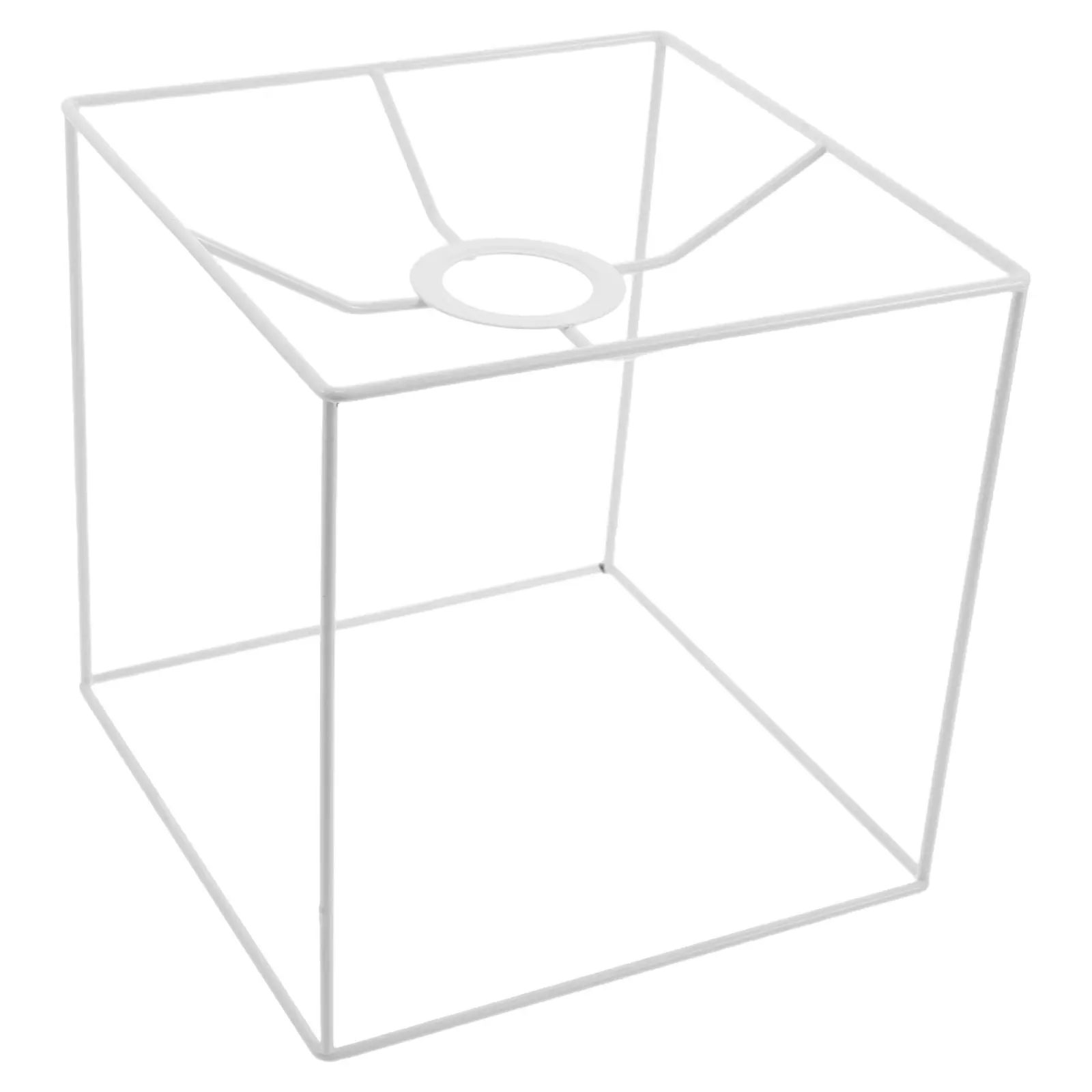 

Lamp Shade Frame Industrial Metal Wire Holder For E27 Fixture Diy Pendant Cage Cover - Rustic Ceiling Decor Lighting