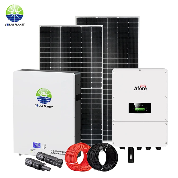 Hybrid off Grid Solar Energy System 5Kw 10Kw ‘MPPT Controller Lead Acid Battery One Stop Solution with Design Kit