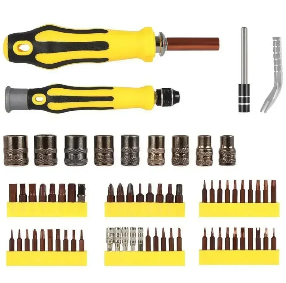 

Precision 70 in 1 Professional Screwdriver Torx Bit Set Auto and Homeowner's Tool Kit for Phones, Cameras, Watches, Appliances