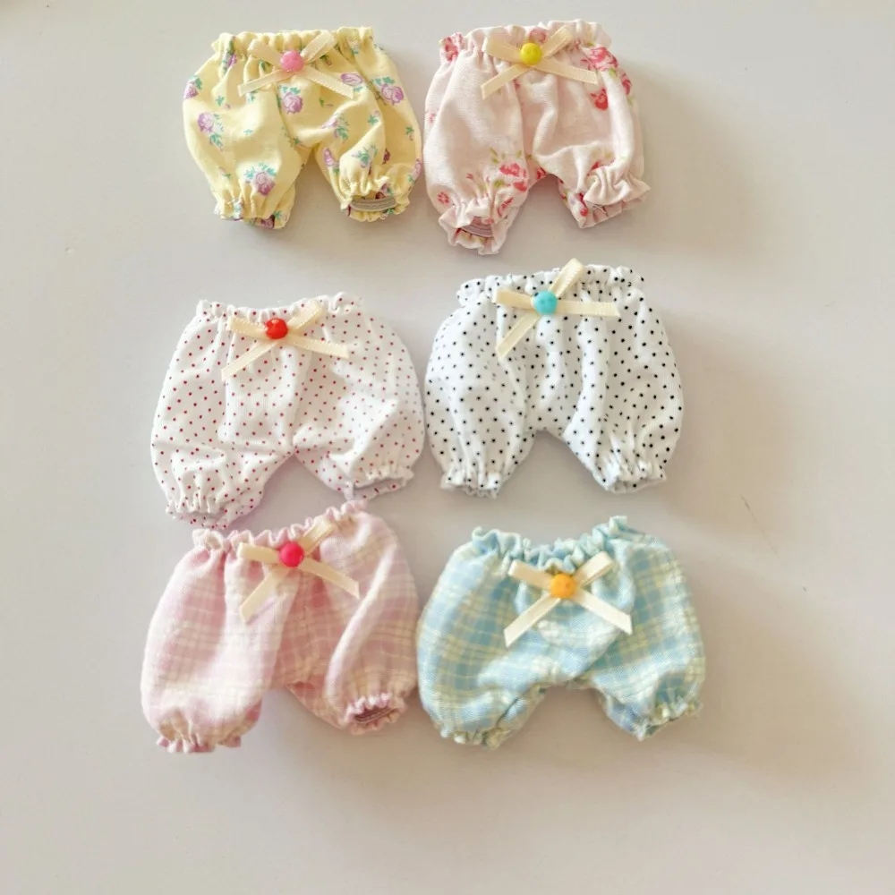 Vintage 10-15cm Dolls Doll Shorts DIY Handmade Mini Pants Replacement Change Clother Cotton Doll