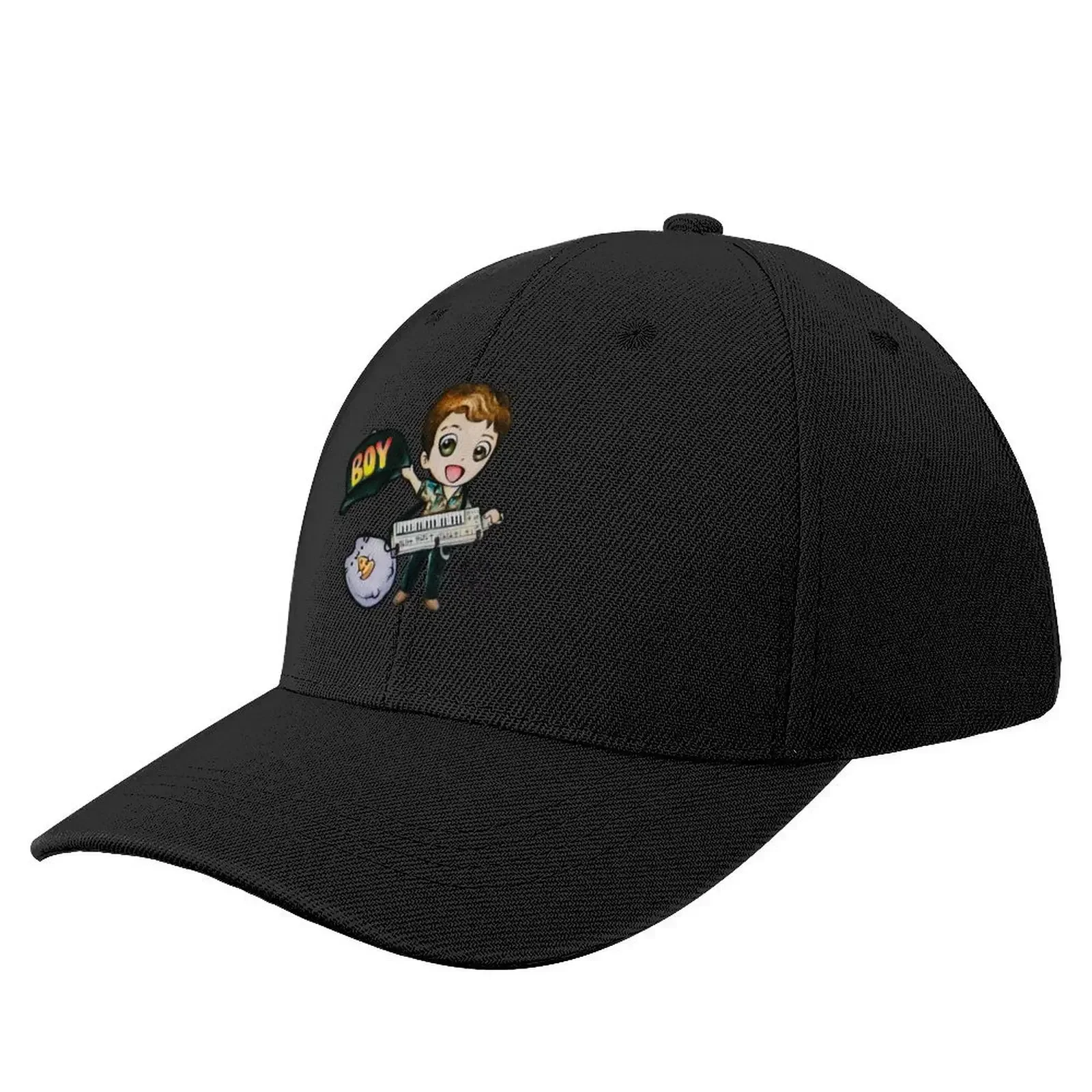 

Charlie Puth BOY Chibi (no background) Baseball Cap Luxury Cap hard hat custom caps Men Women's