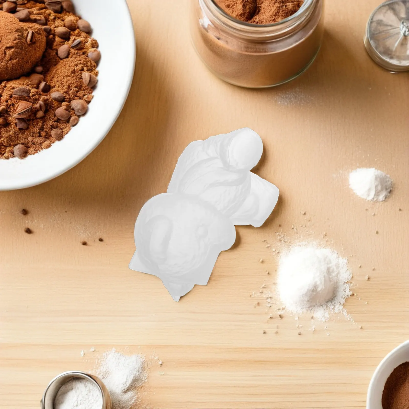 

Набор из 2 силиконовых форм для медведей, пищевой силикон, безопасен для шоколада, форм для медведей, для изготовления изделий из смолы, украшения тортов, изготовления мыла