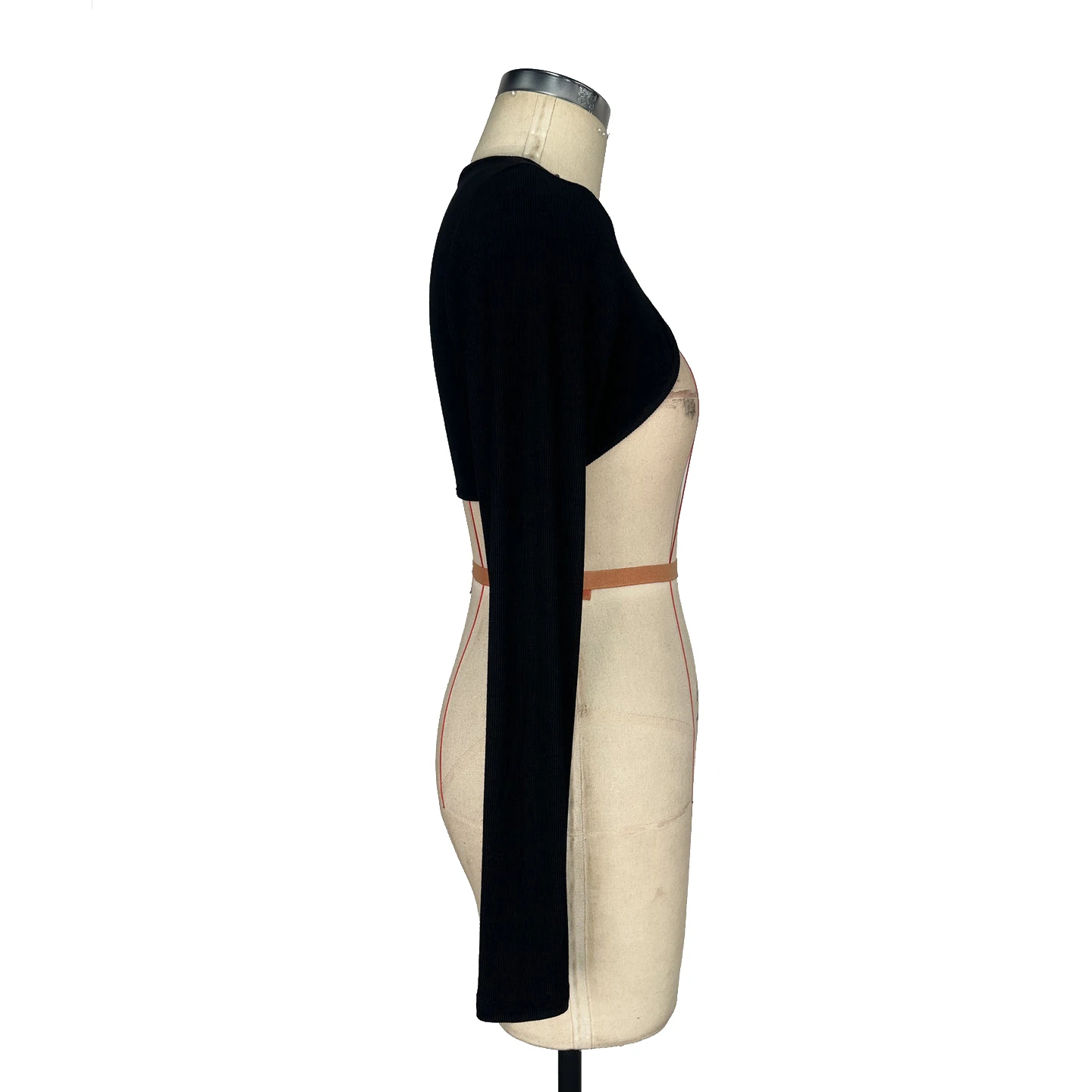 النساء اللاتينية أزياء رقص بروتيل المرأة طويلة الأكمام سترة شال الكبار الصيف ممارسة الملابس لباس خارجي DQL12407