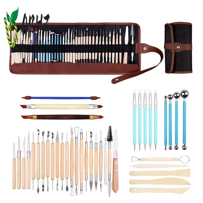 

Набор инструментов ABHZ-Clay, набор из 40 инструментов для глины, твердая палочка для таблеток, акриловая ручка для ногтей, деревянный глиняный нож.