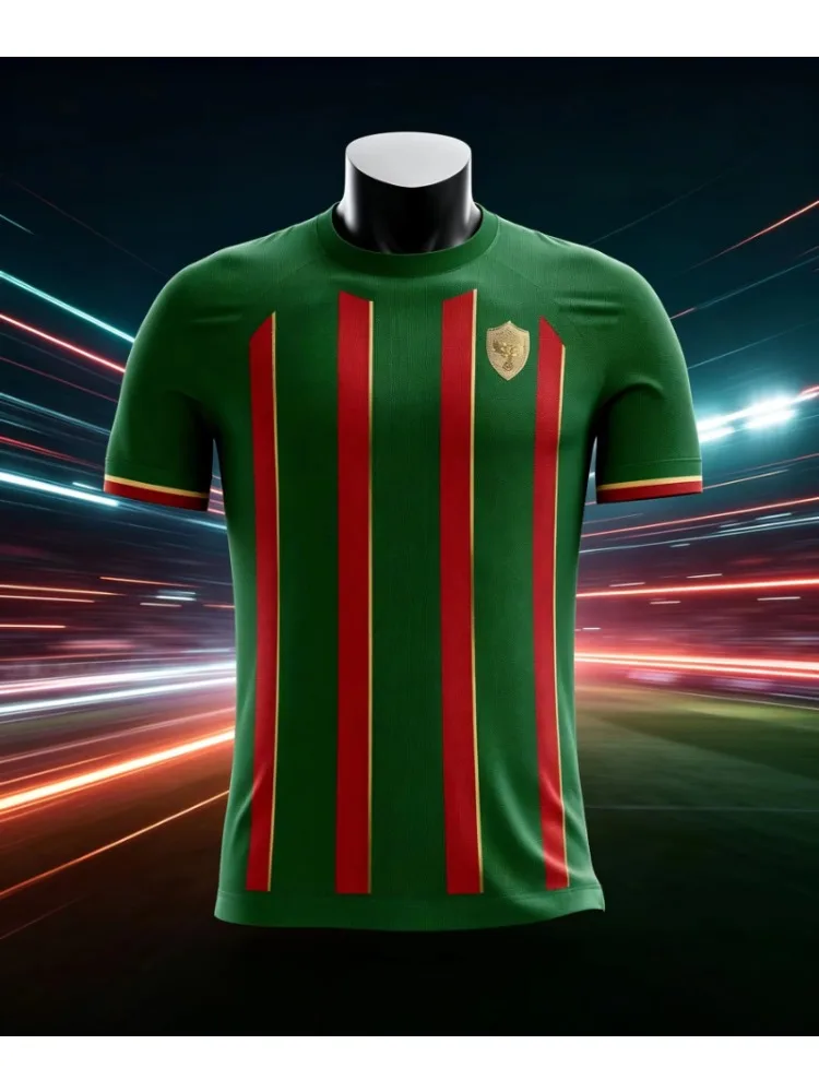 Herren Amedspor 26-27 Heim-Fußballtrikot Kurzarm Fußballshirt Schnelltrocknendes Sport-T-Shirt Türkische Fans Training Familien-Set