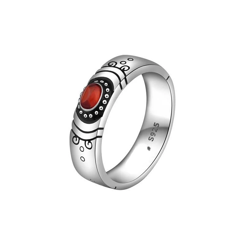 AnimePuella Magi Madoka Magica Akemi Homura Cosplay Sterling Silver Finger Ring Men Women\'s Jewelry Gift Drop Shipping Wholesale