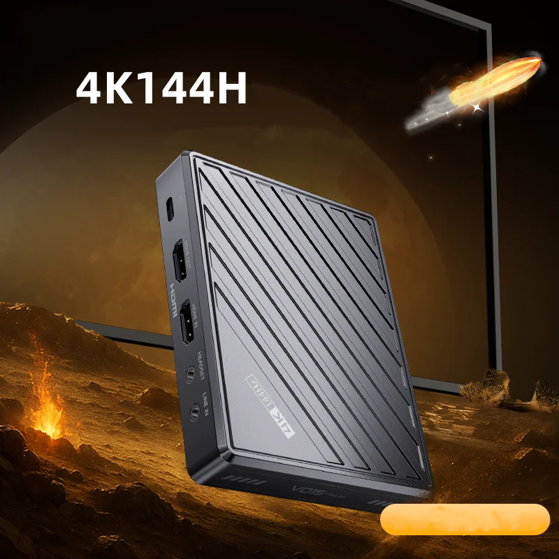 Cdragon Piva VD15 Live Stream Switcher 4K 144HZ بطاقة التقاط الفيديو Type-C USB3.0 HD لتسجيل ألعاب البث البث
