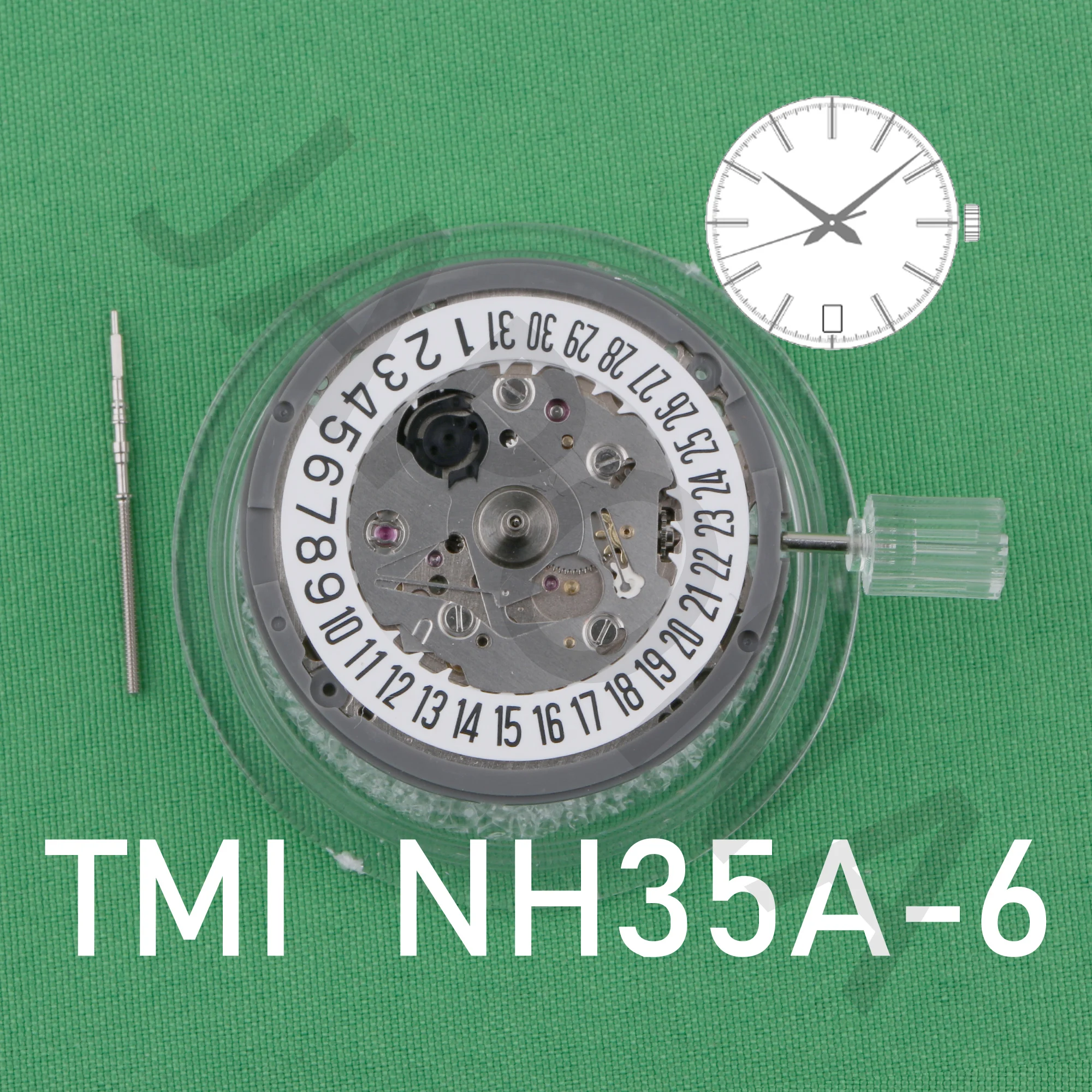 

NH35 Watch movement accessories brand new mechanical SEIKO NH35a-6 movement three needle fully automatic