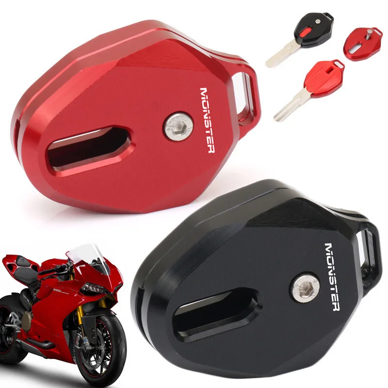 Motorcycle CNC Key Cover Case Shell Keys Protection For MONSTER 696 796 M1100S M1200S 821 848 659 656