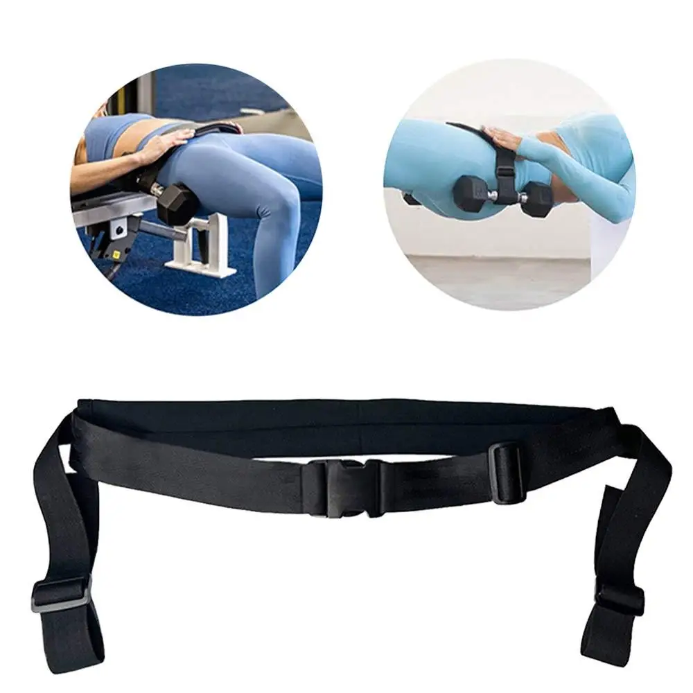 

Non-Slip Grip Hip Thrust Belt Adjustable Safety Weightlifting Strap Easy to Use Stronger Load-Bearing Heavy-Duty Dumbbell Band