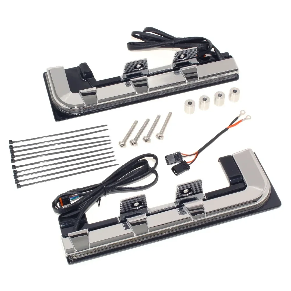 New Motorcycle Chrome-Plated LED Engine Lighting Panel Tour DCT Airbag For Honda Goldwing GL 1800 F6B GL1800 2018 2019 2020