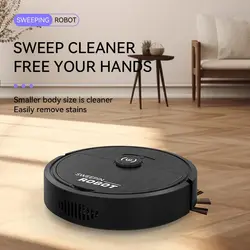 Automatic Household Sweeping Robot Mini Compact Vacuum Robot Ultra-thin Robotic Vacuum Cleaner for Home, Pet Hair,Hard Floors