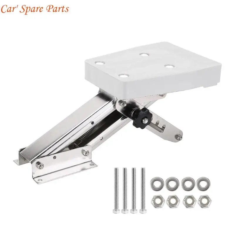 Y4UA Marine Steel Motor Bracket with 5 Position Locking System 110 Capacity Spring Assisted Motor Mount