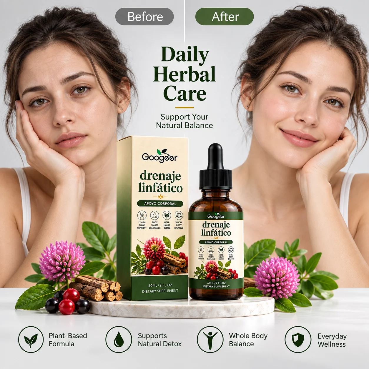 Lymph Herbal Drops Botanical Liquid Supplement for Daily Wellness Routine Gentle Herbal Care Easy Dropper Use and Daily Support