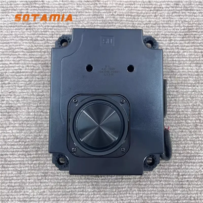 

SOTAMIA 1 шт. 2,75-дюймовый пассивный сабвуфер, металлический черный матовый бассейн, водостойкая воздушная пушка, автокресло, сабвуфер, аудио