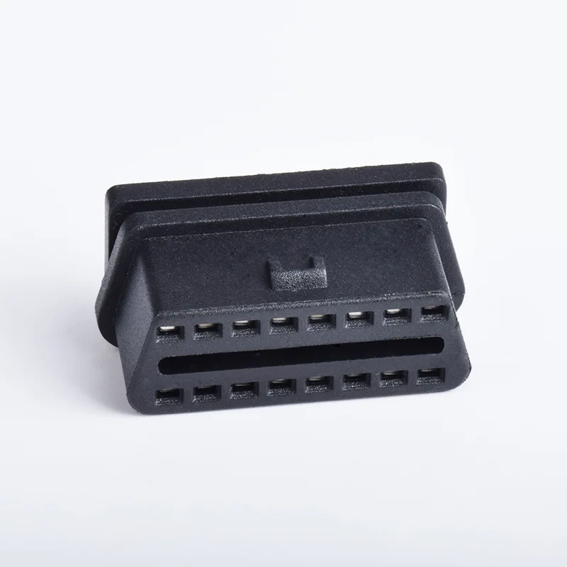 12 فولت 16pin obdii موصل ذكر التوصيل شاحن أنثي obd2 موصل التوصيل العالمي السيارات سيارة التشخيص كابل J1962 obd ii محول #4