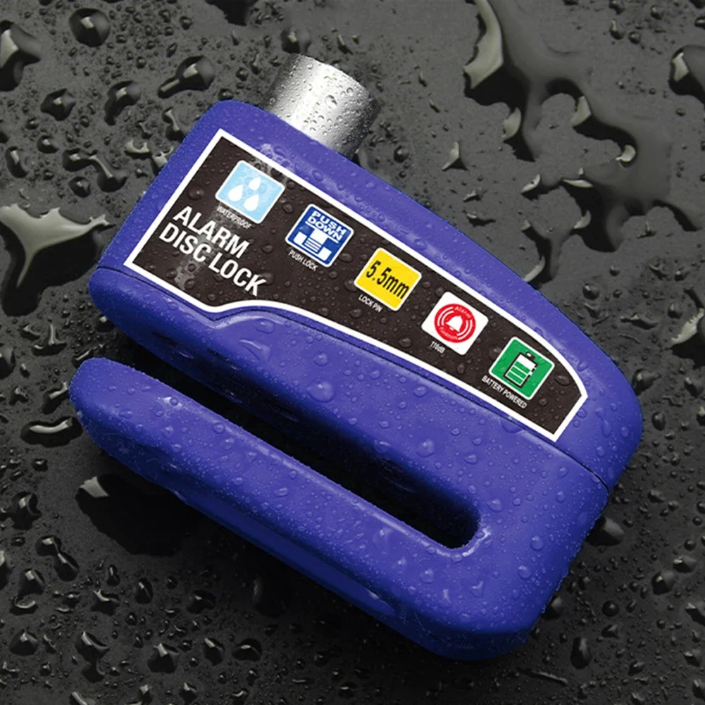 Motorcycle Alarm Wheel Disk Brake Lock with Keys Bicycle Alarm Disc Brake Electric Lock Waterproof for Bicycle Motor Scooter view 4