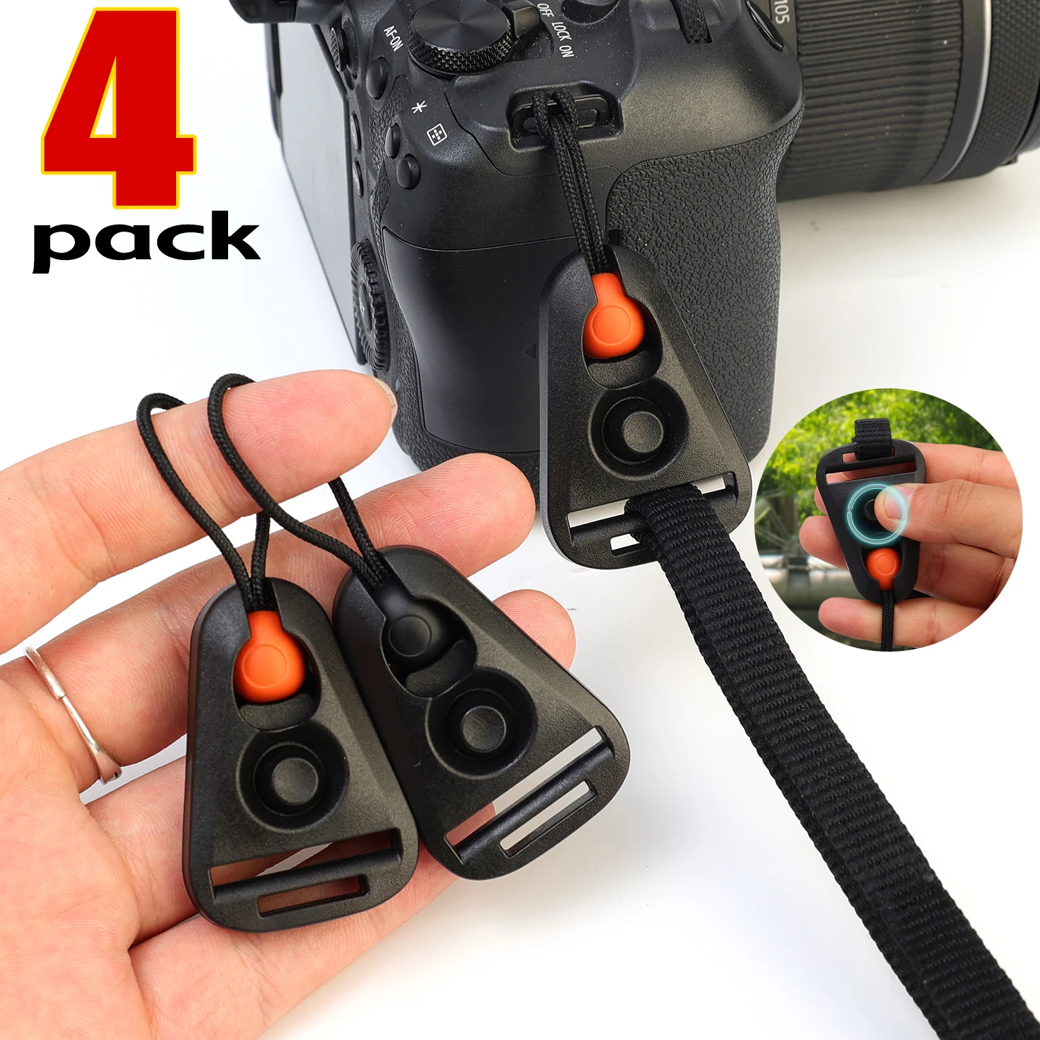 

1-4Pcs Quick Release Camera Strap Buckle Cameras Shoulder Straps Neck Wrist Band Connector Adapter Clip for DJI Gopro Sony Nikon