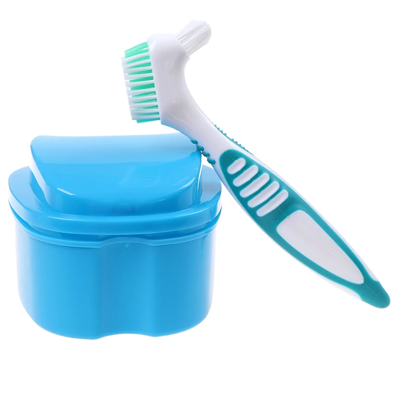Dentures Box Dentures Toothbrush With Filter Hinge Dentures Storage Box Large Teeth Box Clean Teeth Box Artificial Teeth Box