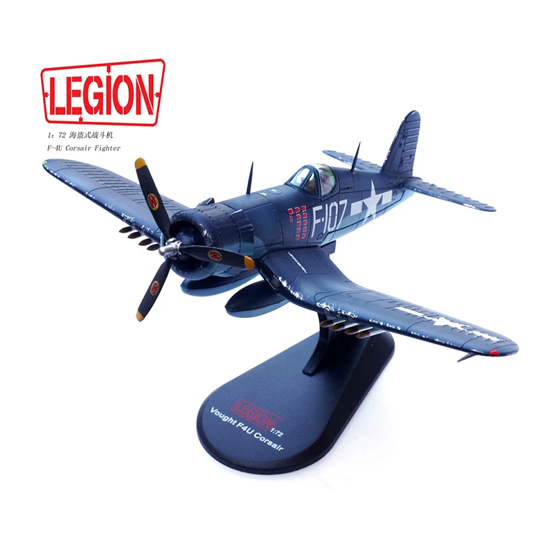 LEGION 1:72 Scale 14619LB F-4U F4U Fighter Model Diecast Alloy Classic Nostalgia Toys Gifts Souvenir Collection Static Display