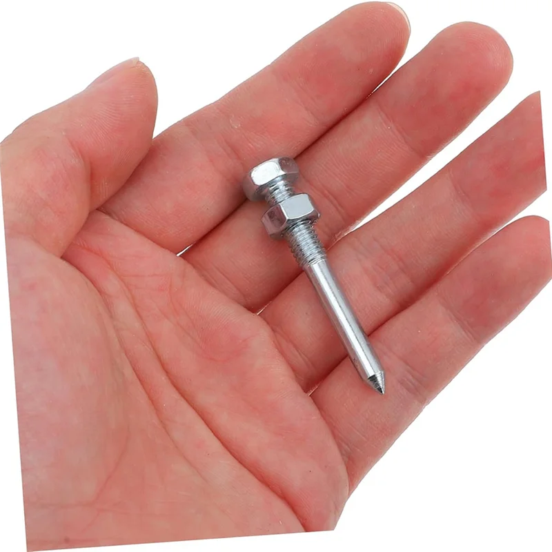 

26 шт., шипы для обуви с аэратором для льда, шипы для женщин, обувь с аэратором для газона, шипы, серебряные шипы для газона, металлические шипы-AA70