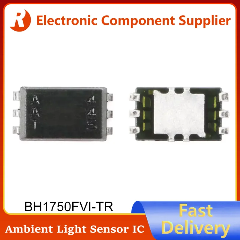 

5Pcs/10Pcs BH1750FVI-TR BH1750 BH1750FVI BH1750F WSOF-6 100% Brand New Digital 16-Bit Serial Output Ambient Light Sensor IC Chip