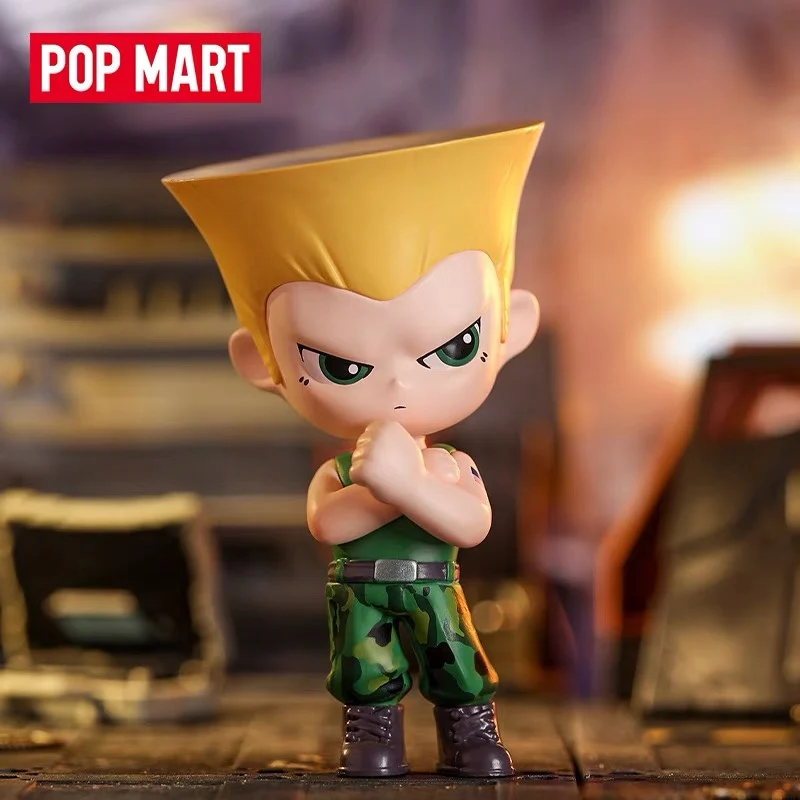 POP MART Street Fighter Duel Classic Character Series Blind Box Toy Popmart Kawaii Action Figures Mystery Box Kids Birthday Gift