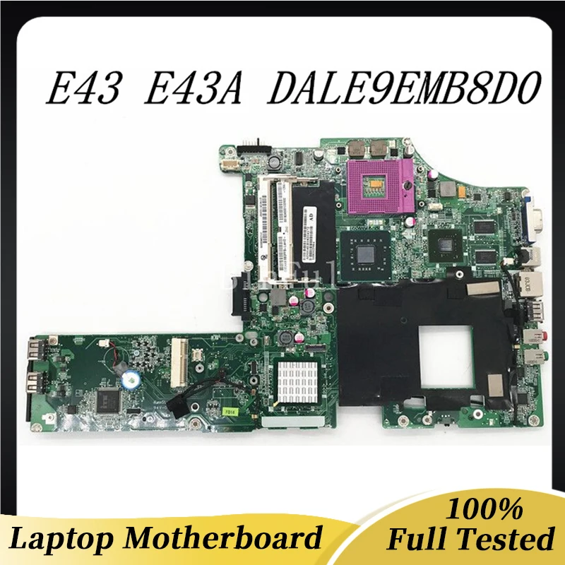 

DALE9EMB8D0 Free Shipping High Quality Mainboard For Lenovo E43 E43A Laptop Motherboard PM45 DDR3 100% Full Tested Working Well