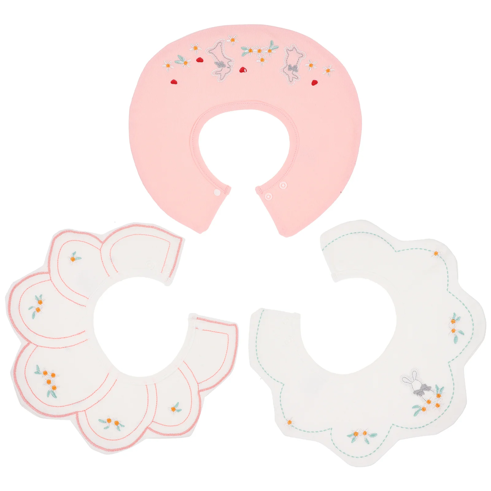 3 szt. Śliniaków dla niemowląt i małych dzieci, bawełniane śliniaki na ząbkowanie, miękkie, wygodne, wielokrotnego użytku, urocze wzory