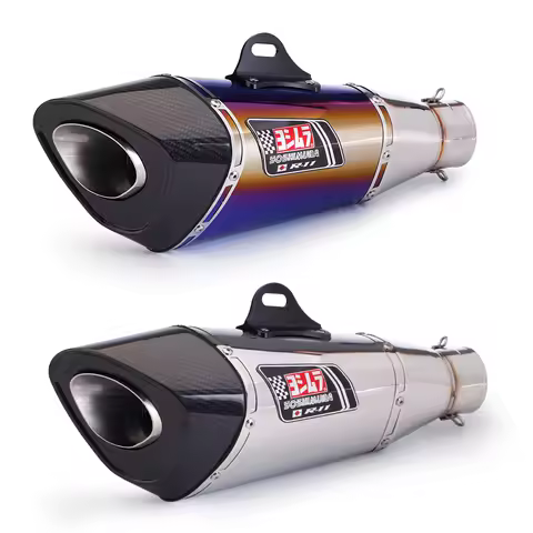60mm Universal Motorcycle R11 yoshimura exhaust Pipe Escape Modified Muffler for R1 MT-09 Z900 Ninja400 Z1000 CBR1000RR