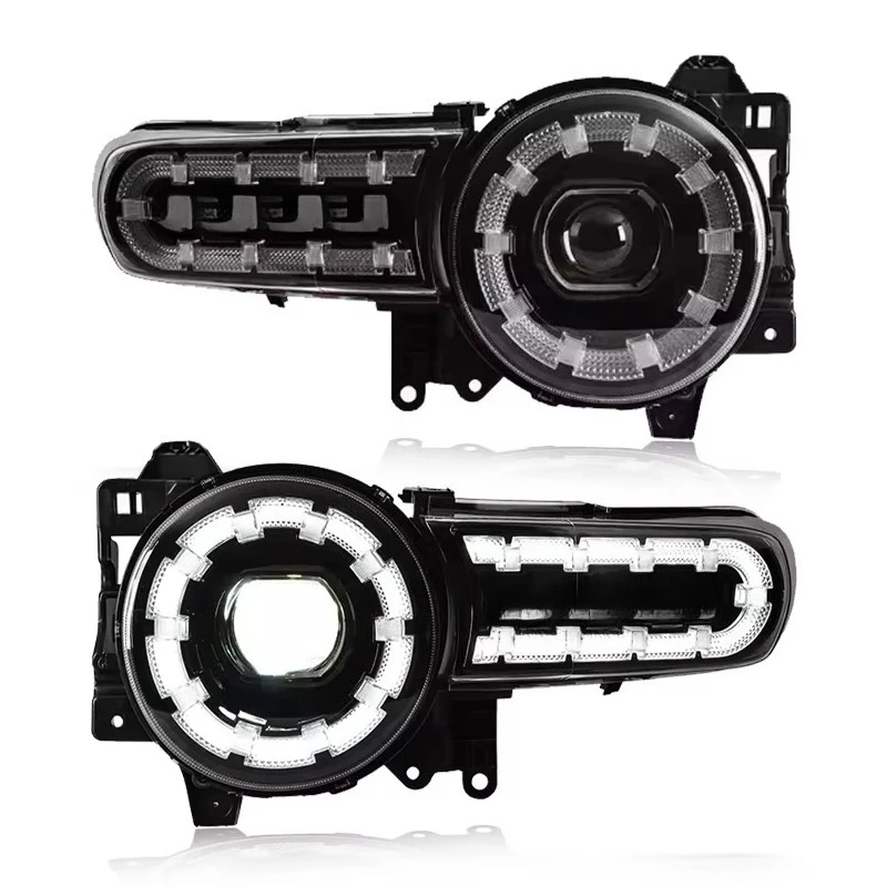 

SXLL For 2007-2020 Full Light Emitting Diode Mobile Turn Signal Dual beam of light lens car assembly upgrade New Light Emitting