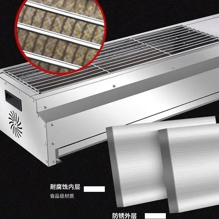 상업용 무연 가스 바베큐 그릴, 액화 가스, 바베큐 그릴, 굴, 글루텐, 케밥, 스토브, 가스, 야외 그릴