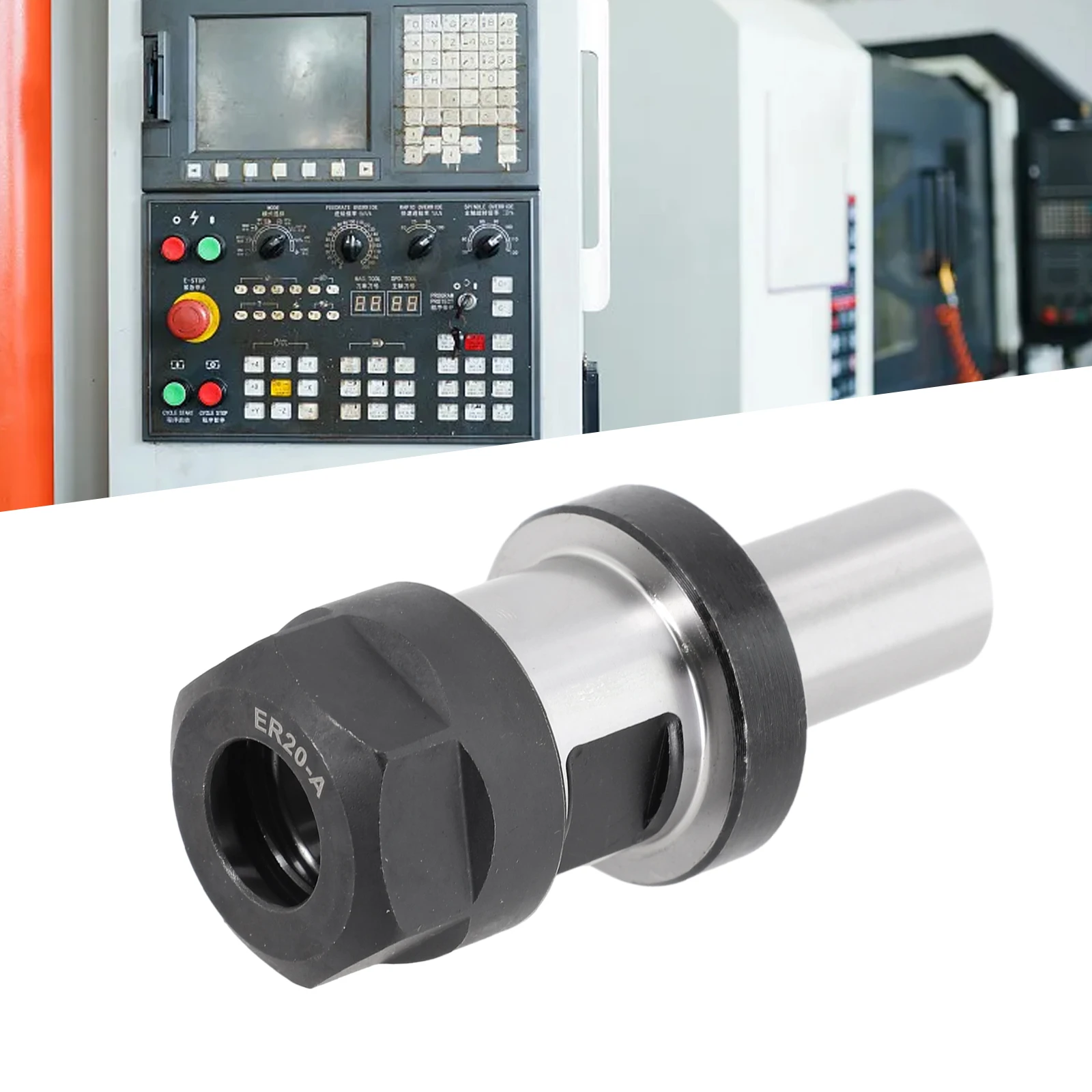 

For TTS Compatible ER20 Collet Chuck Tool Holder with Optimal Performance from a 3/4 inch Straight Shank and Gage Length