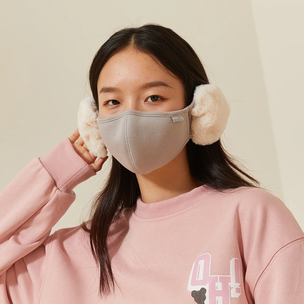 Ветрозащитная маска Ohsunny с наушниками, уличные термомаски для лица, зимняя теплая маска для лица для женщин