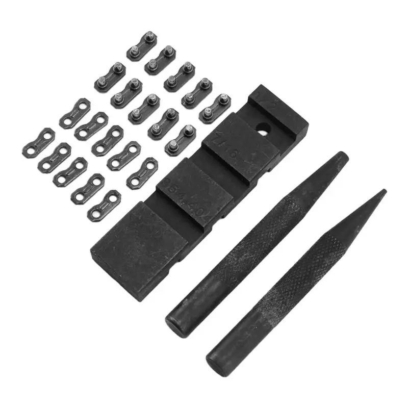 

Набор для ремонта цепных пил A93Z, 3 шт., с 10 комплектами соединительных звеньев для цепей пил 0,325 дюйма