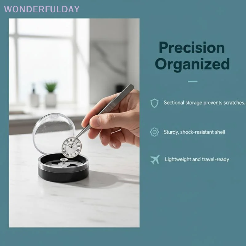 New 1Pc Watch Dial Screen Protector Box Watch Dust Sheet Case For 40mm Watchmaker Repair Tool Plastic Watch Cover Accessories