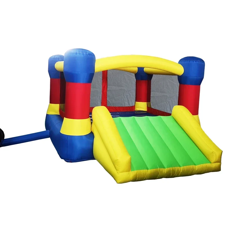 Small Home Use Inflatable Jump House Oxford Backyard Bouncy Castle Inflator with Cheap Price