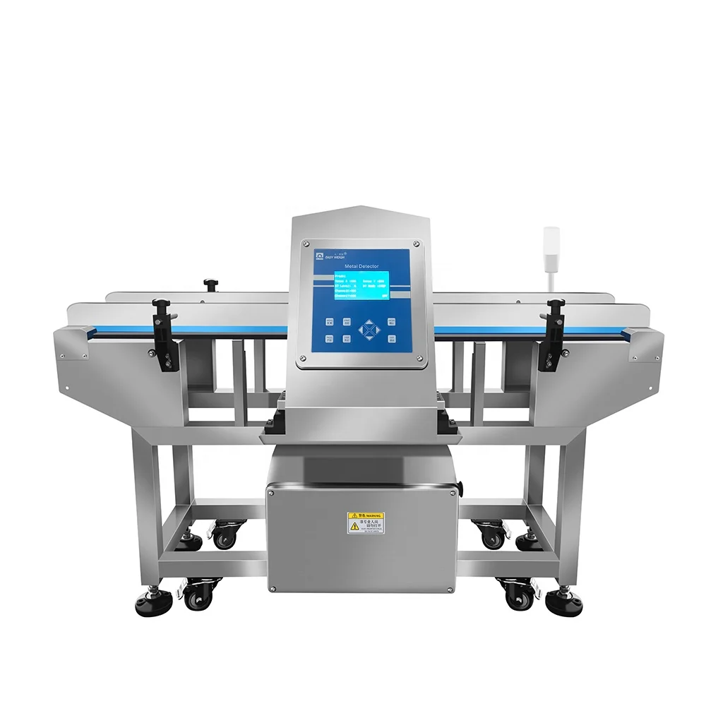 Top sale branded price de metales profesional food metal detector machine conveyor belt food industry metale detection