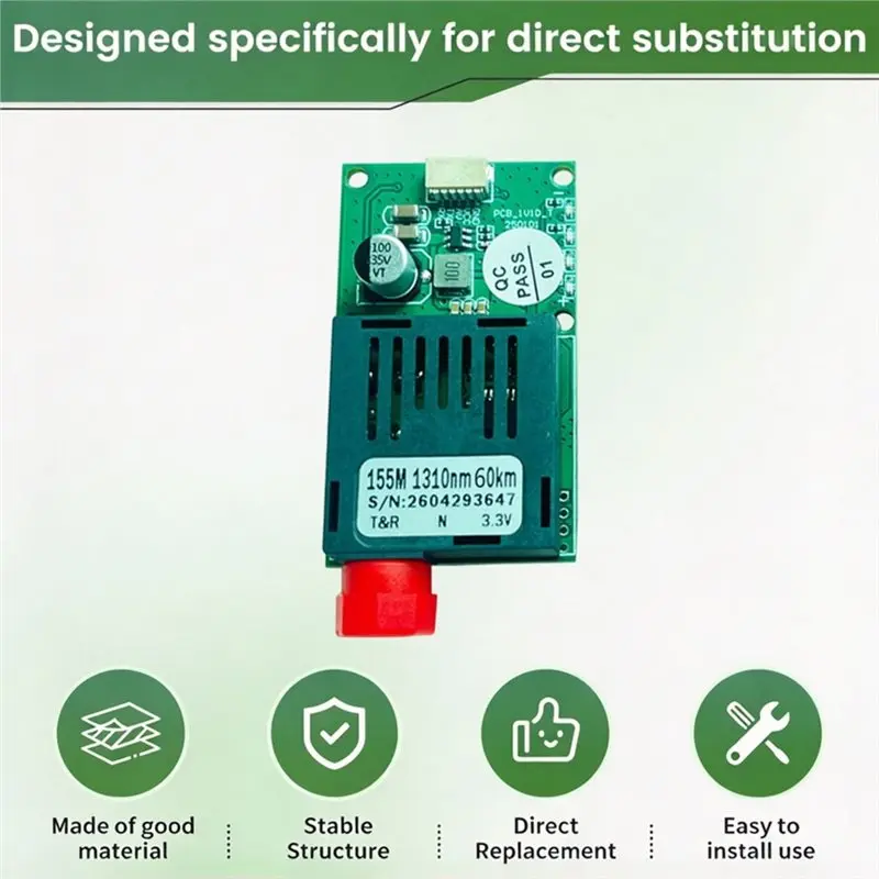 SBUS/CRSF/UART To FC Interface 60KM TTL Optical Transceiver Module Fiber Transmitter Receiver Terminal Device Equipment TX