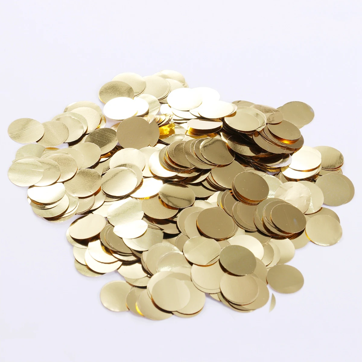 1Pack Golden Balloon Decorations Shiny Round Confetti Perfect for Wedding Anniversary Birthday Party Wedding Decoration